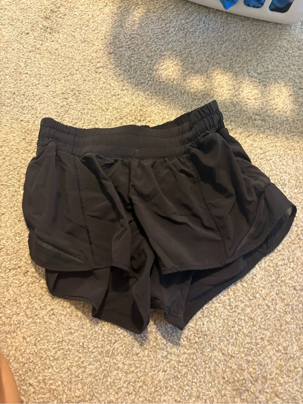 lululemon athletica Black Layered Running Shorts